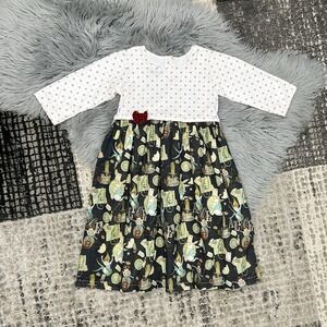 Bognar & Piccolini Girls Alice In Wonderland 3/4 Sleeve Dress NWT Size 5Y ($145)